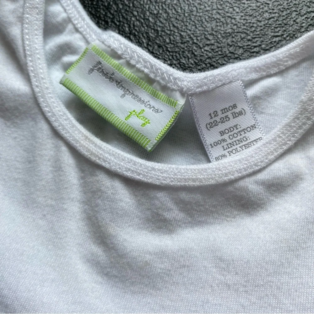 First Impressions for Macy’s White Eyelet Baby Girl Dress size 12 months